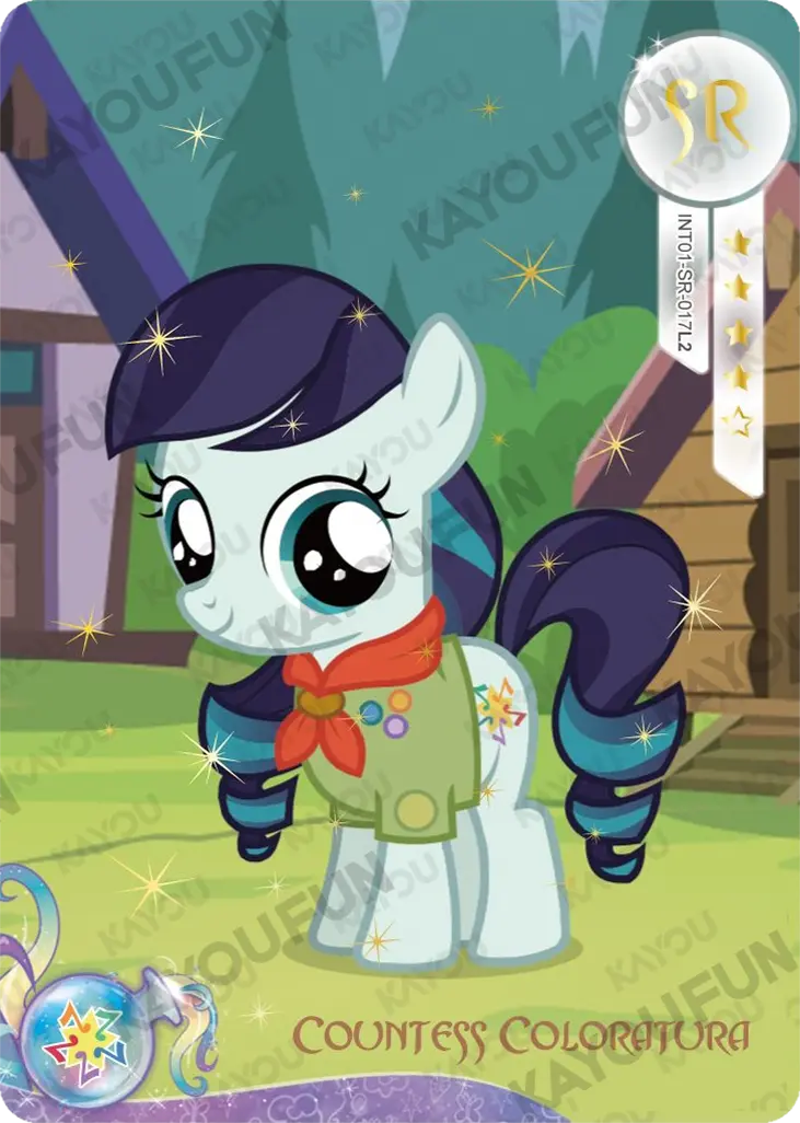 Kartu Kayou My Little Pony - Countess Coloratura (SR)
