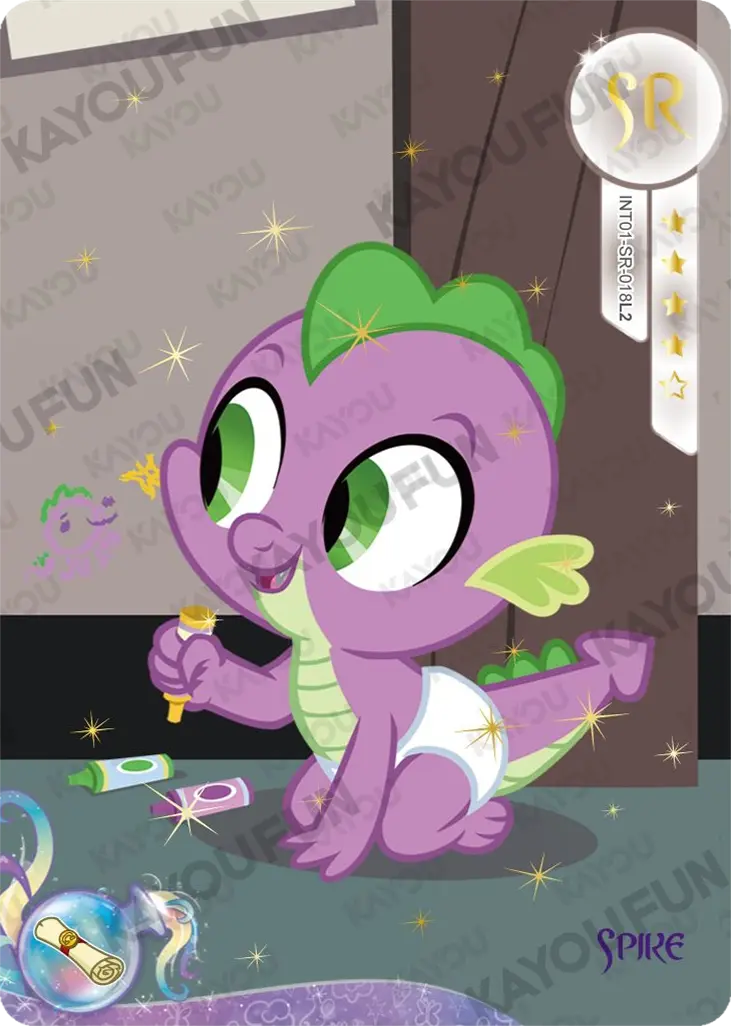 Kartu Kayou My Little Pony - Spike (SR)