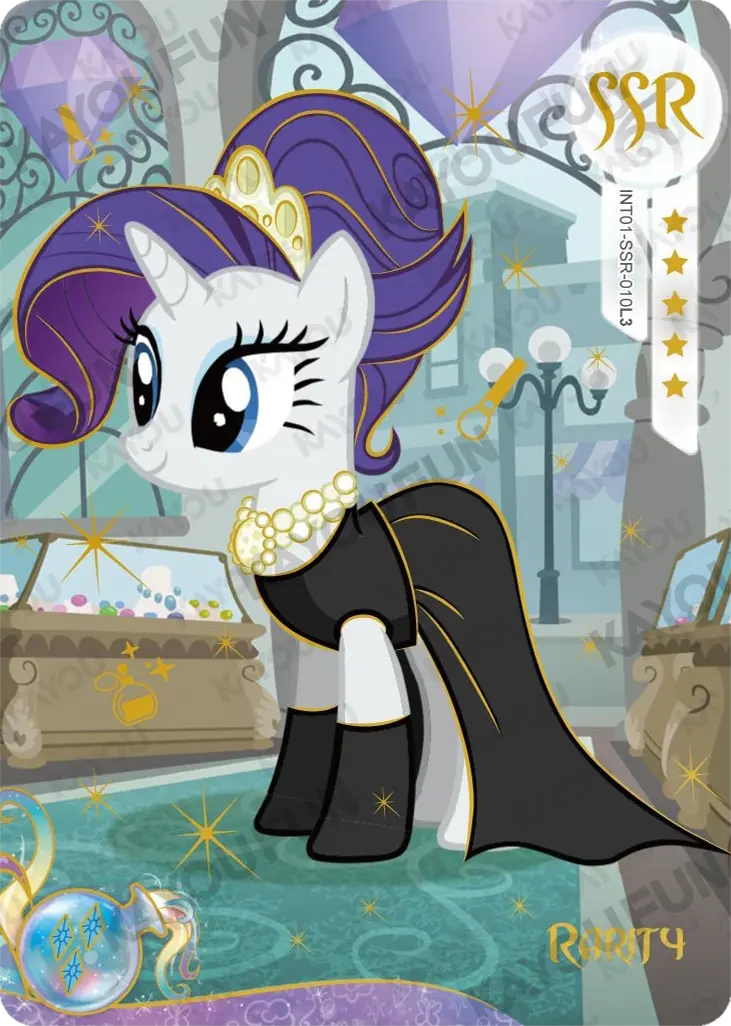 Kartu Kayou My Little Pony - Rarity (SSR)