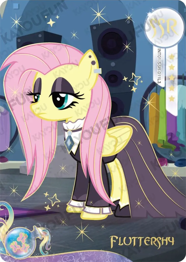Kartu Kayou My Little Pony - Fluttershy (SSR)