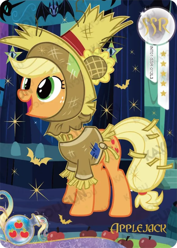 Kartu Kayou My Little Pony - Applejack (SSR)