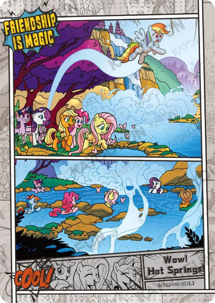 Kartu Kayou My Little Pony - Wow! Hot Springs! (HR)