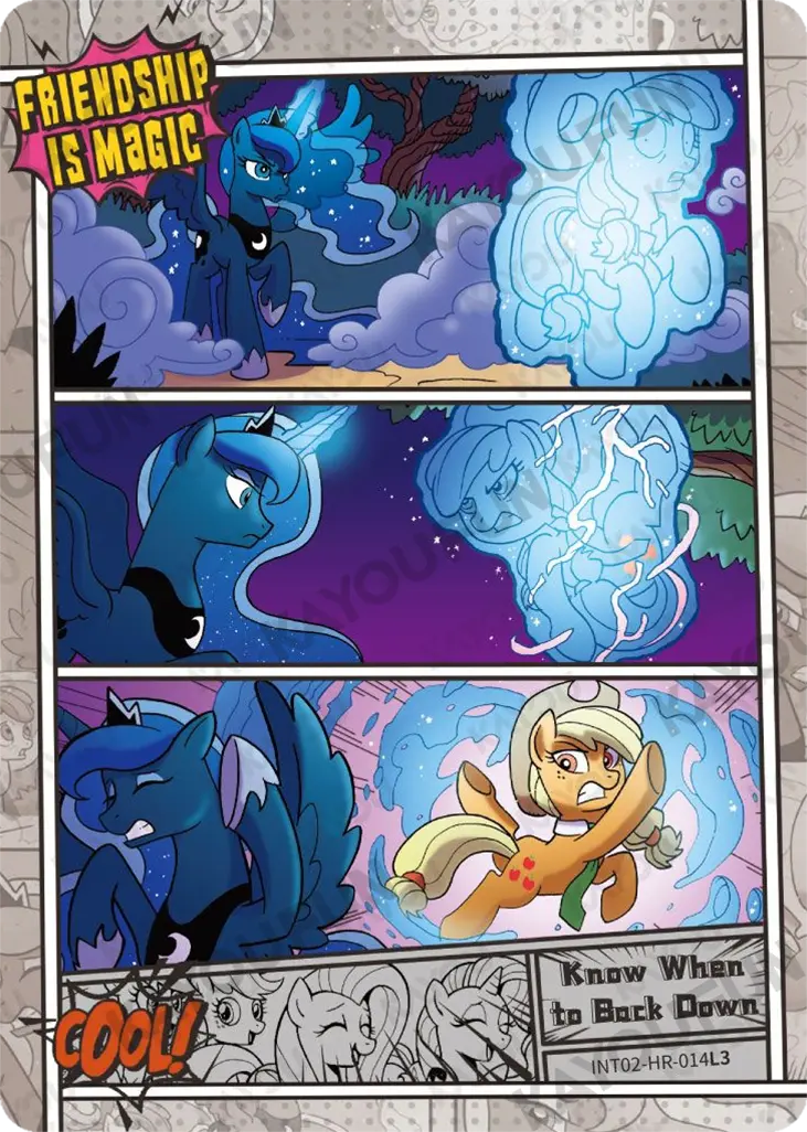 Kartu Kayou My Little Pony - Know When to Back Down (HR)