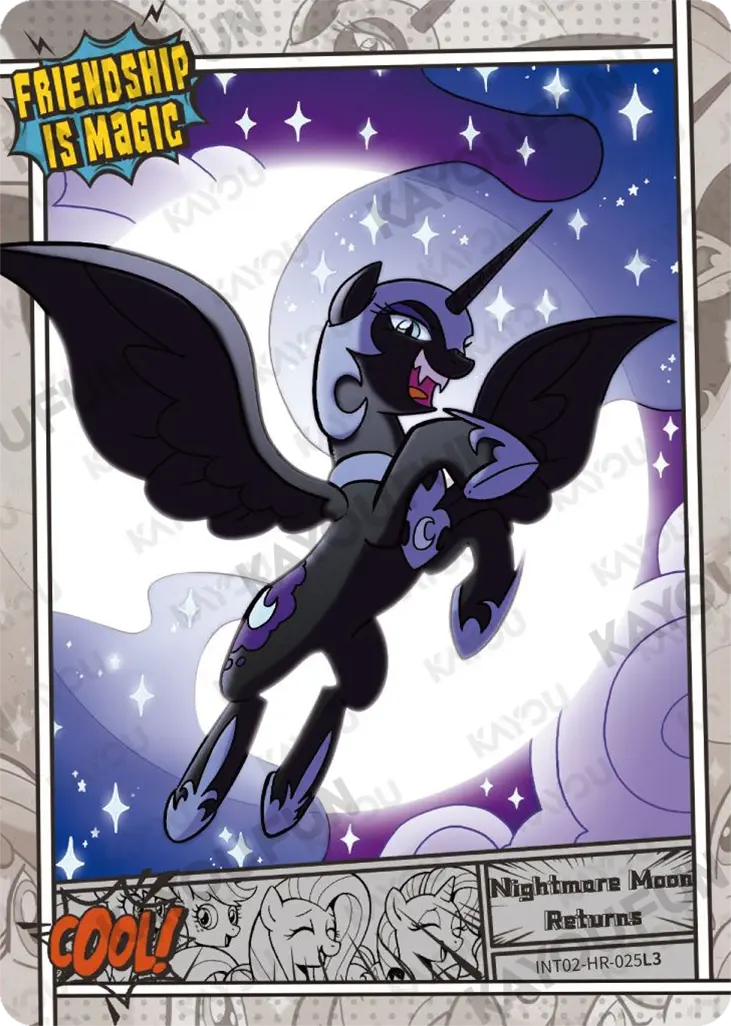 Kartu Kayou My Little Pony - Nightmare Moon Returns (HR)