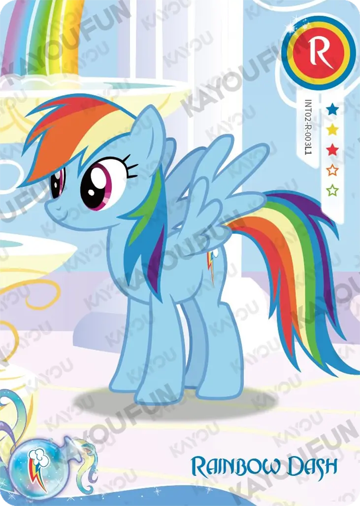 Kartu Kayou My Little Pony - Rainbow Dash (R)
