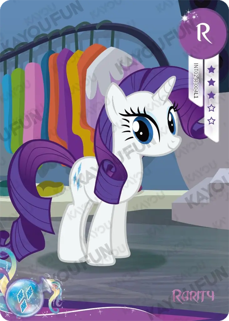 Kartu Kayou My Little Pony - Rarity (R)