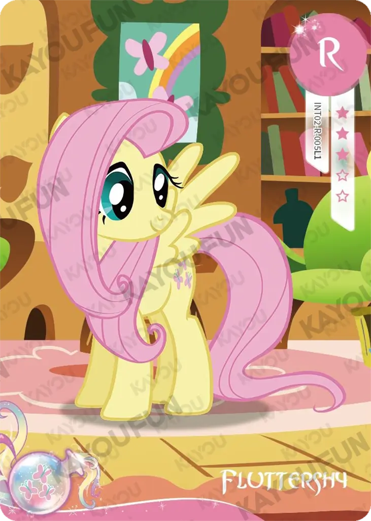 Kartu Kayou My Little Pony - Fluttershy (R)