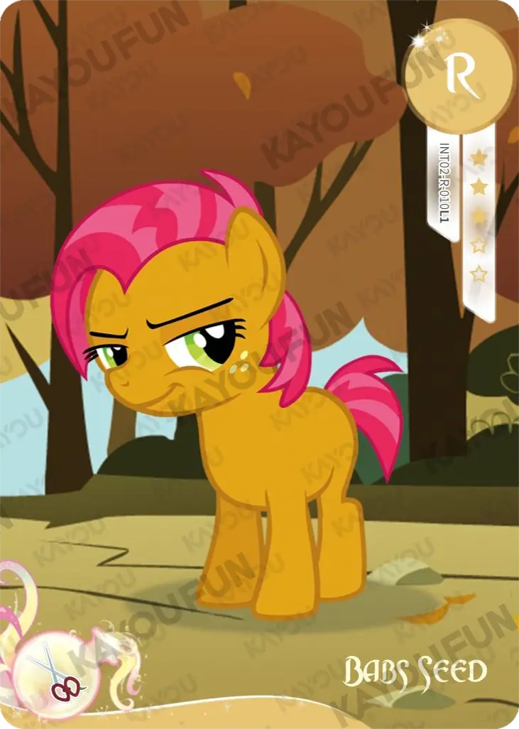 Kartu Kayou My Little Pony - Babs Seed (R)