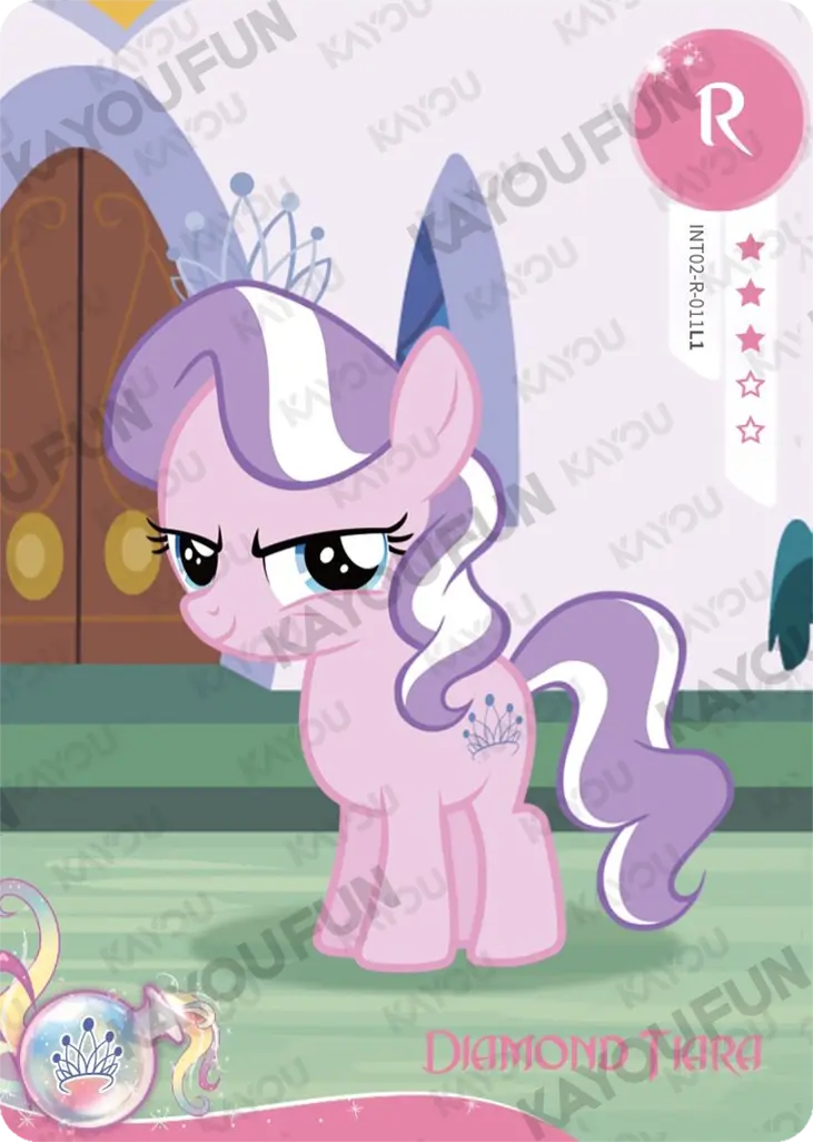 Kartu Kayou My Little Pony - Diamond Tiara (R)