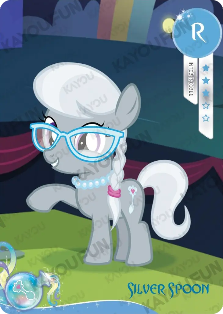 Kartu Kayou My Little Pony - Silver Spoon (R)