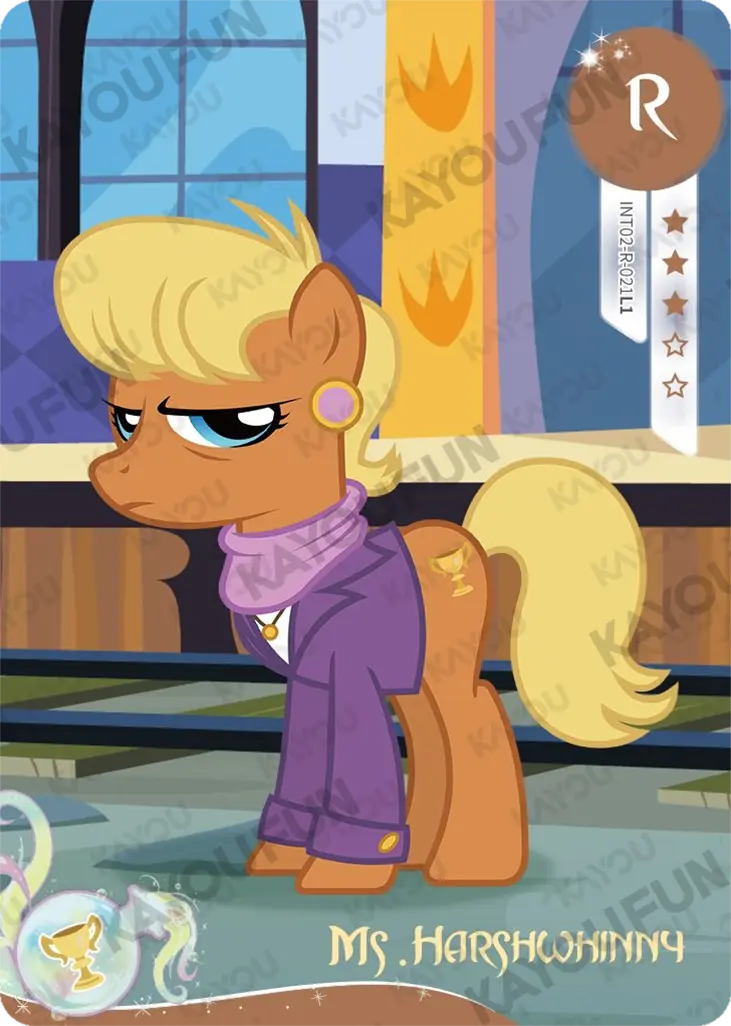 Kartu Kayou My Little Pony - Ms. Harshwhinny (R)