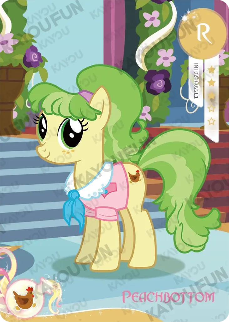Kartu Kayou My Little Pony - Peachbottom (R)