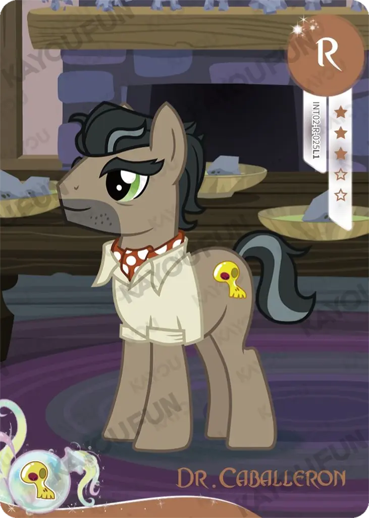 Kartu Kayou My Little Pony - Dr. Caballeron (R)