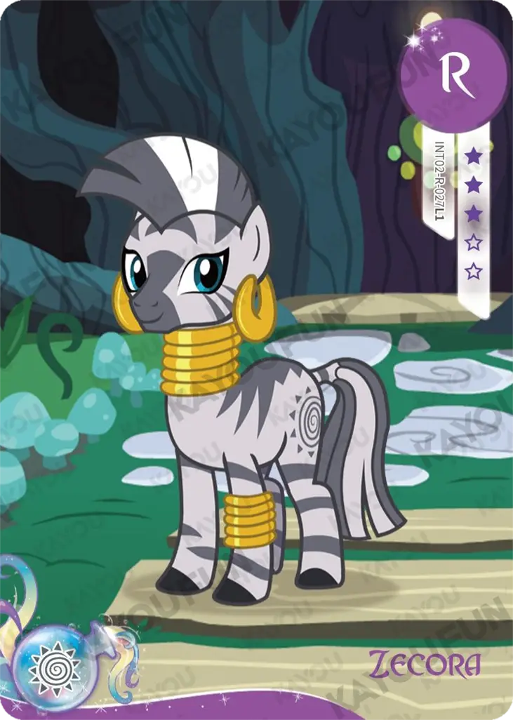 Kartu Kayou My Little Pony - Zecora (R)