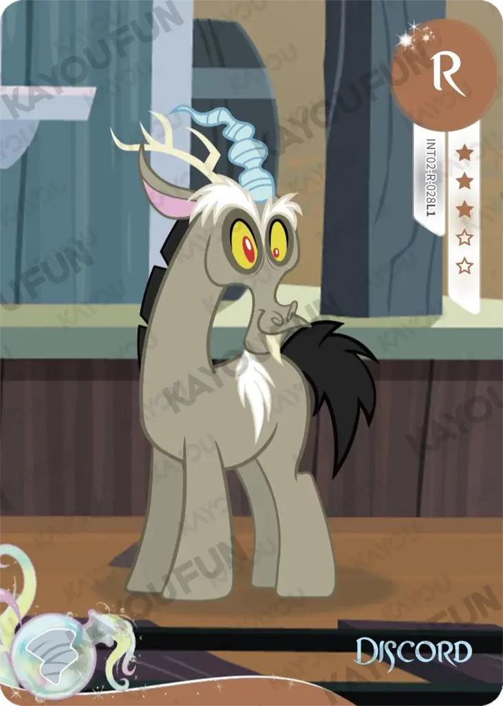 Kartu Kayou My Little Pony - Discord (R)