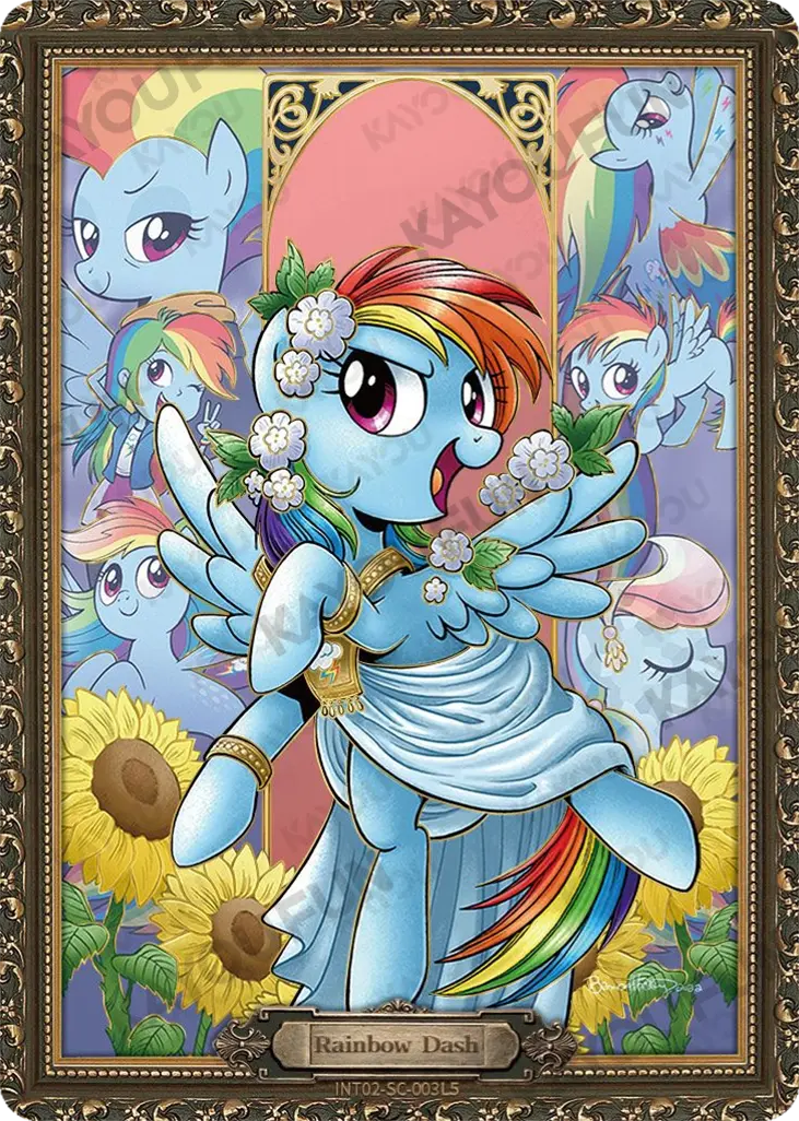 Kartu Kayou My Little Pony - Rainbow Dash (SC)
