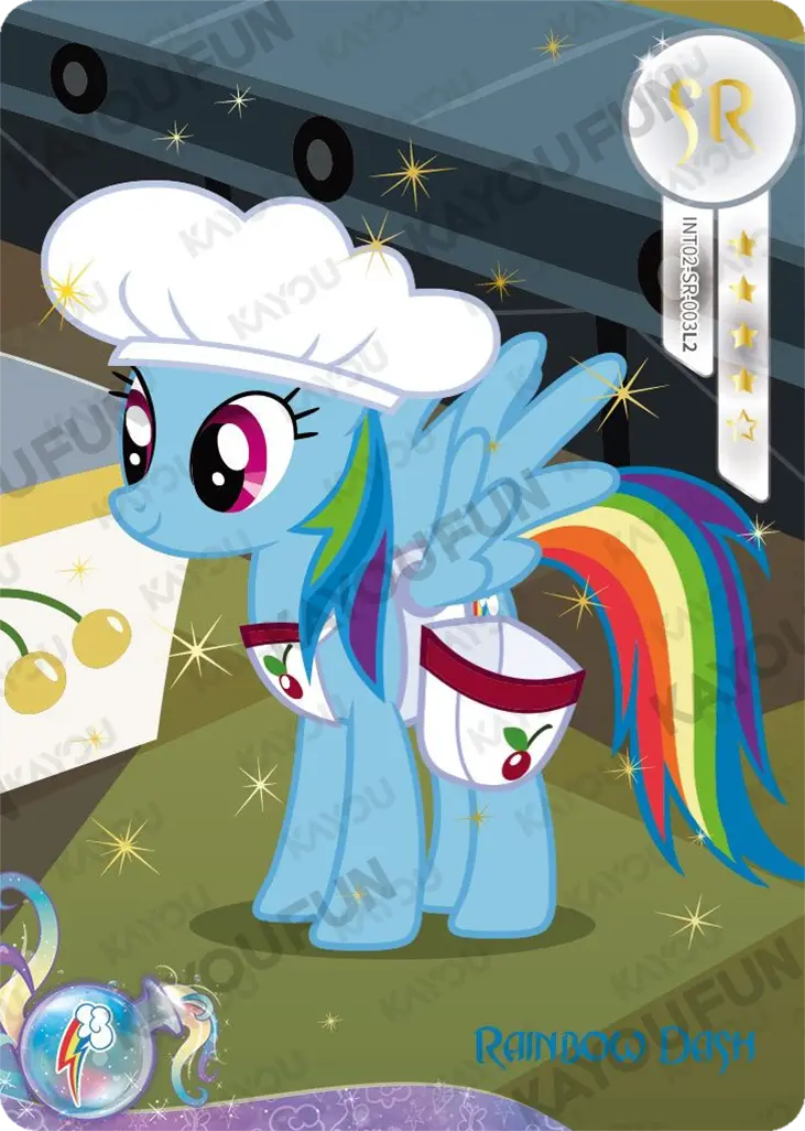 Kartu Kayou My Little Pony - Rainbow Dash (SR)