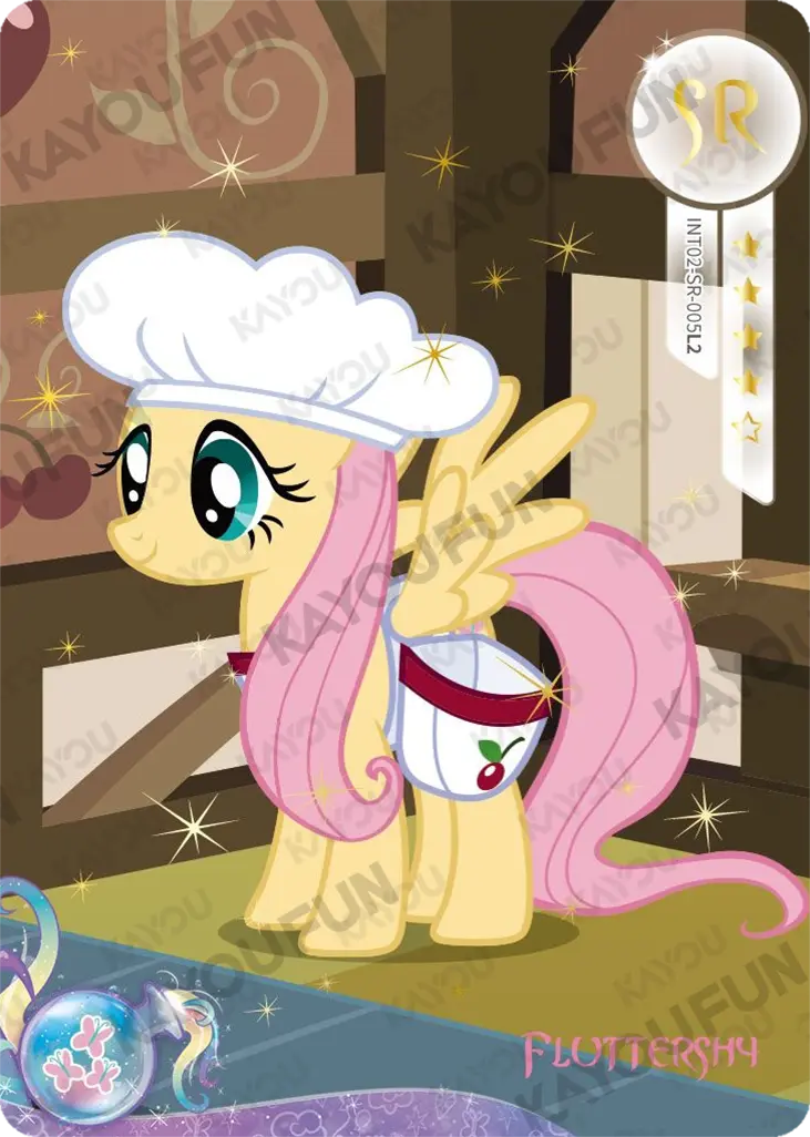 Kartu Kayou My Little Pony - Fluttershy (SR)