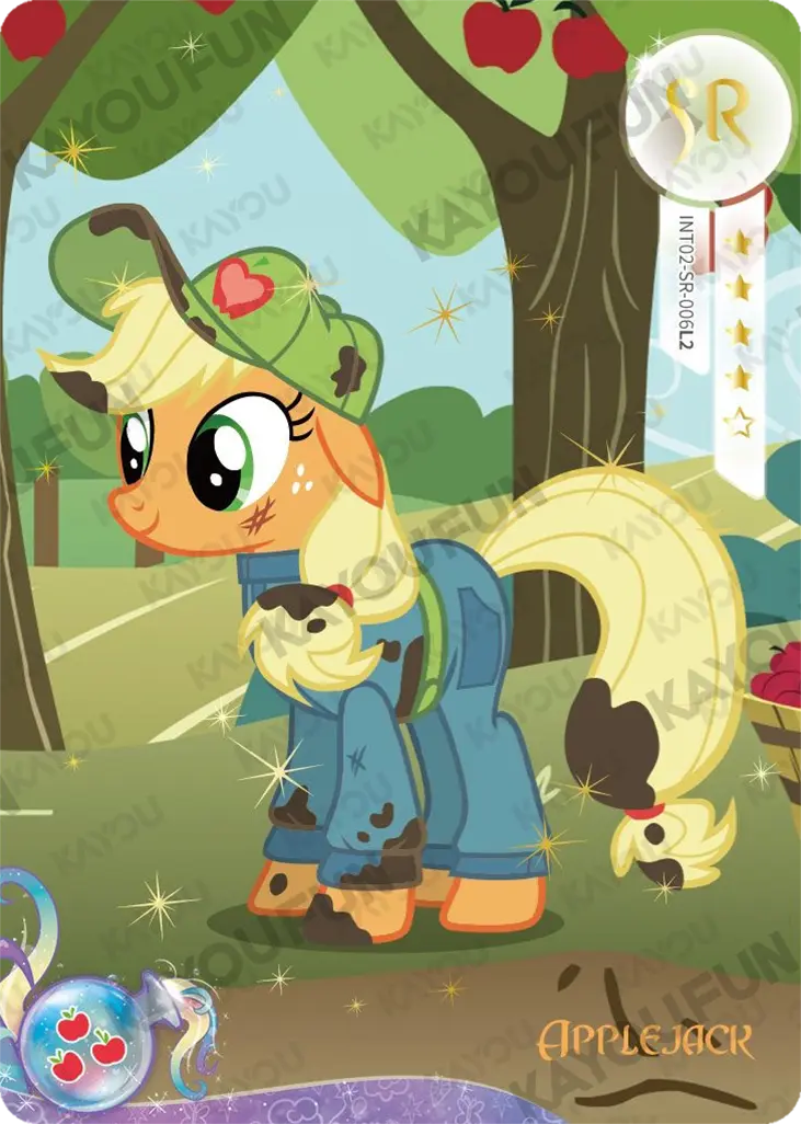 Kartu Kayou My Little Pony - Applejack (SR)