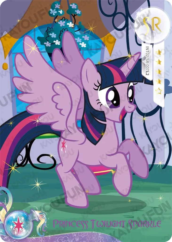Kartu Kayou My Little Pony - Princess Twilight Sparkle (SR)