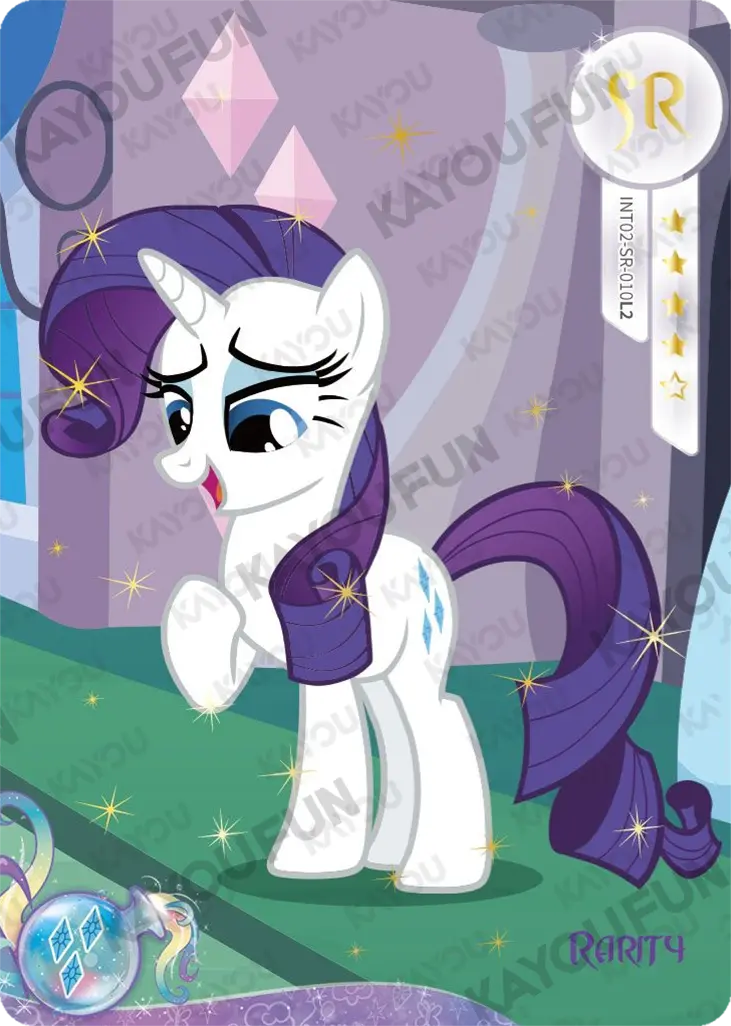 Kartu Kayou My Little Pony - Rarity (SR)