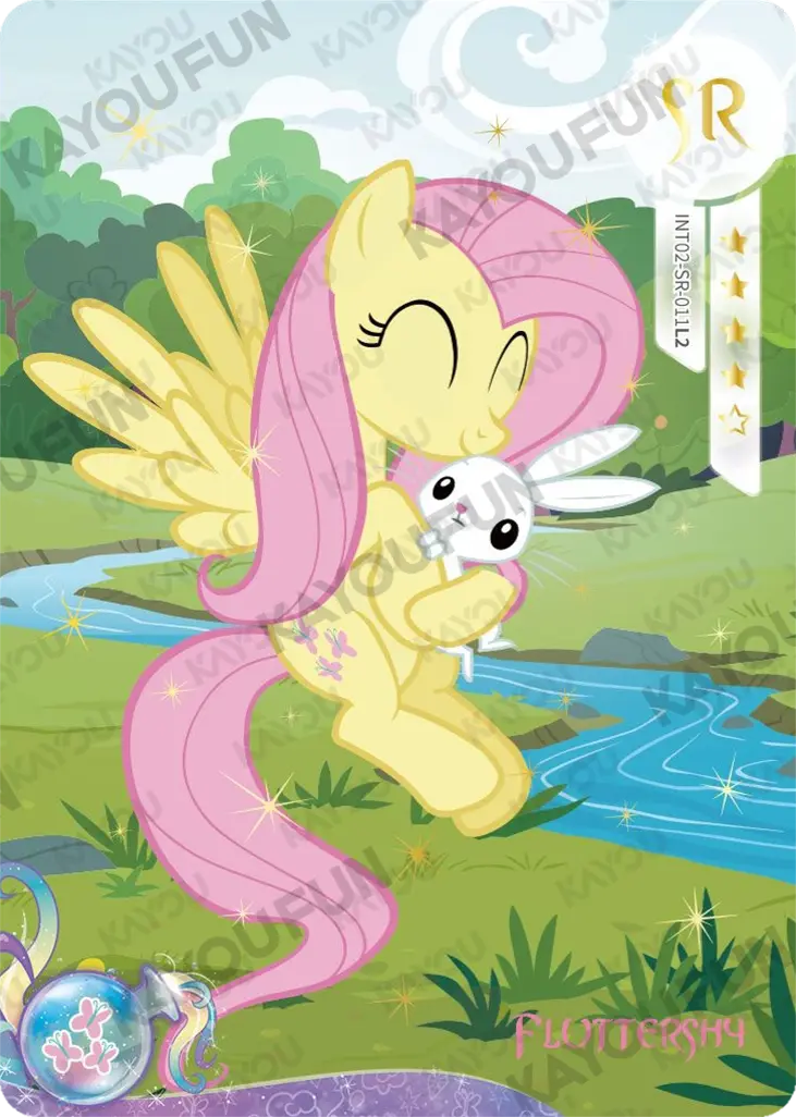 Kartu Kayou My Little Pony - Fluttershy (SR)