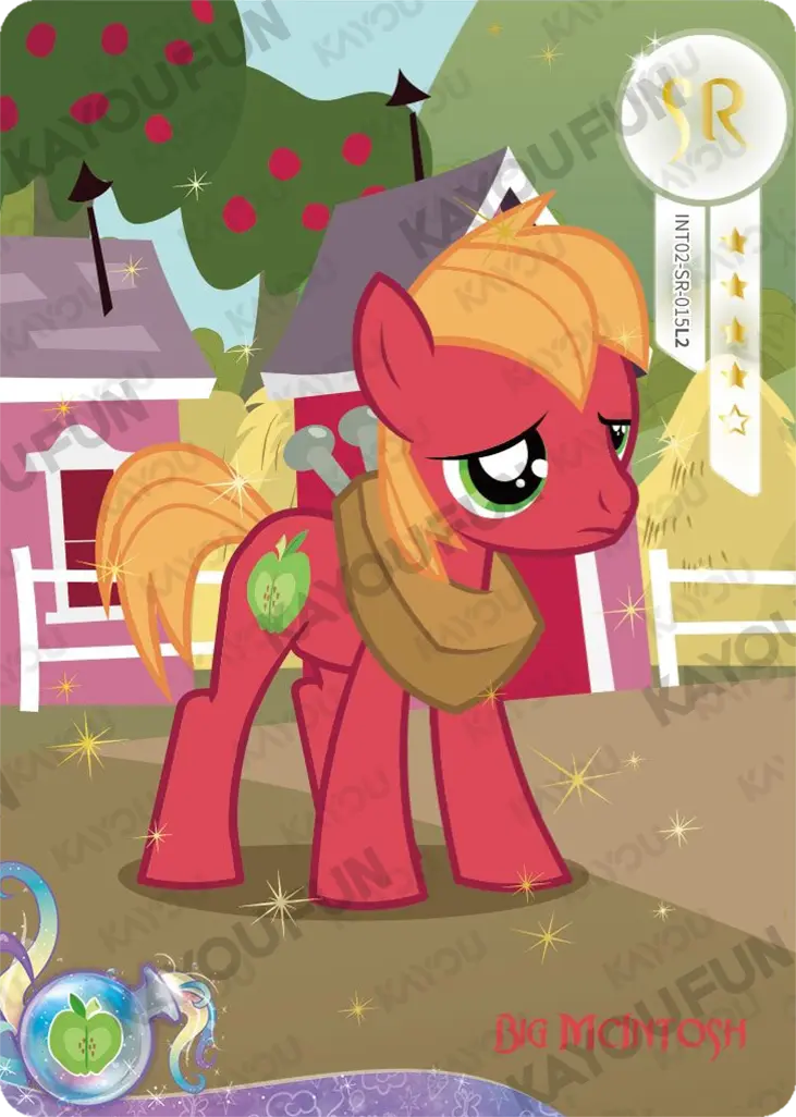 Kartu Kayou My Little Pony - Big McIntosh (SR)
