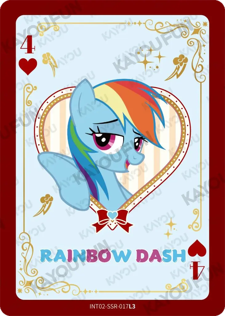 Kartu Kayou My Little Pony - Rainbow Dash (SSR)