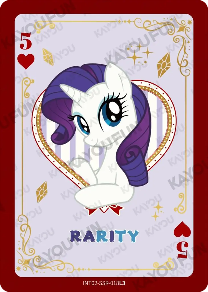 Kartu Kayou My Little Pony - Rarity (SSR)