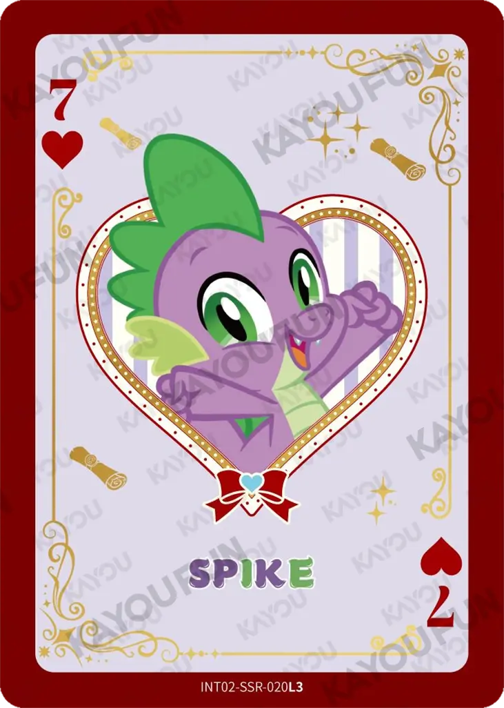 Kartu Kayou My Little Pony - Spike (SSR)