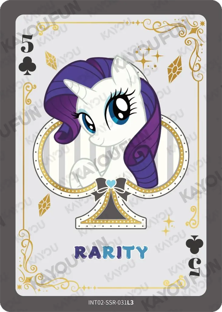 Kartu Kayou My Little Pony - Rarity (SSR)