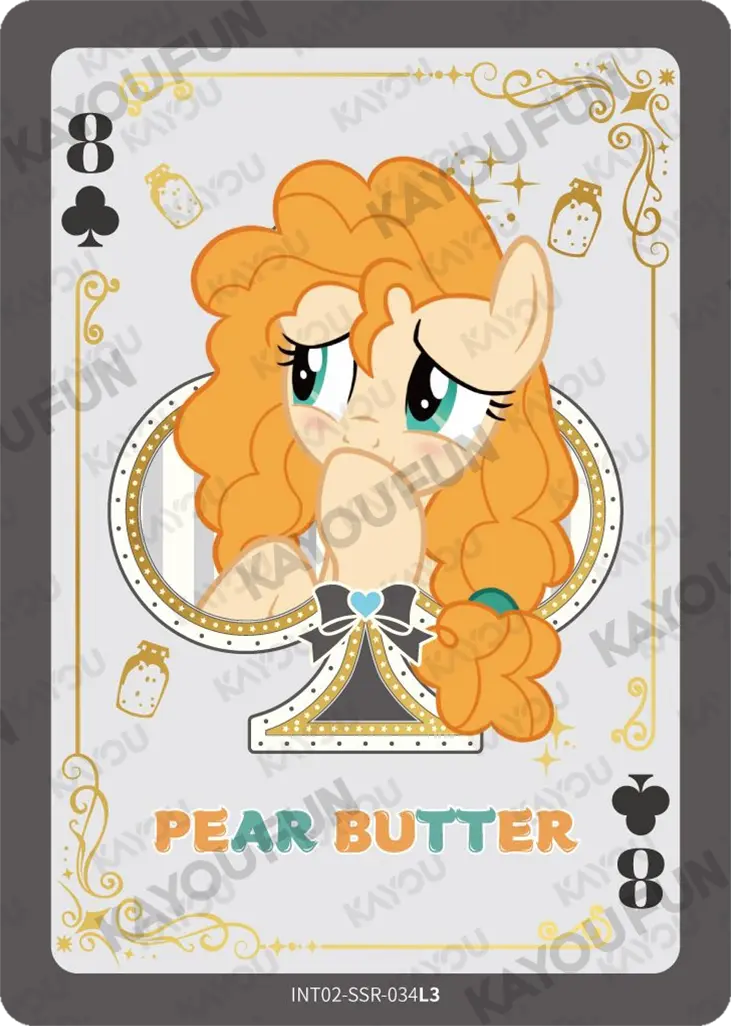 Kartu Kayou My Little Pony - Pear Butter (SSR)
