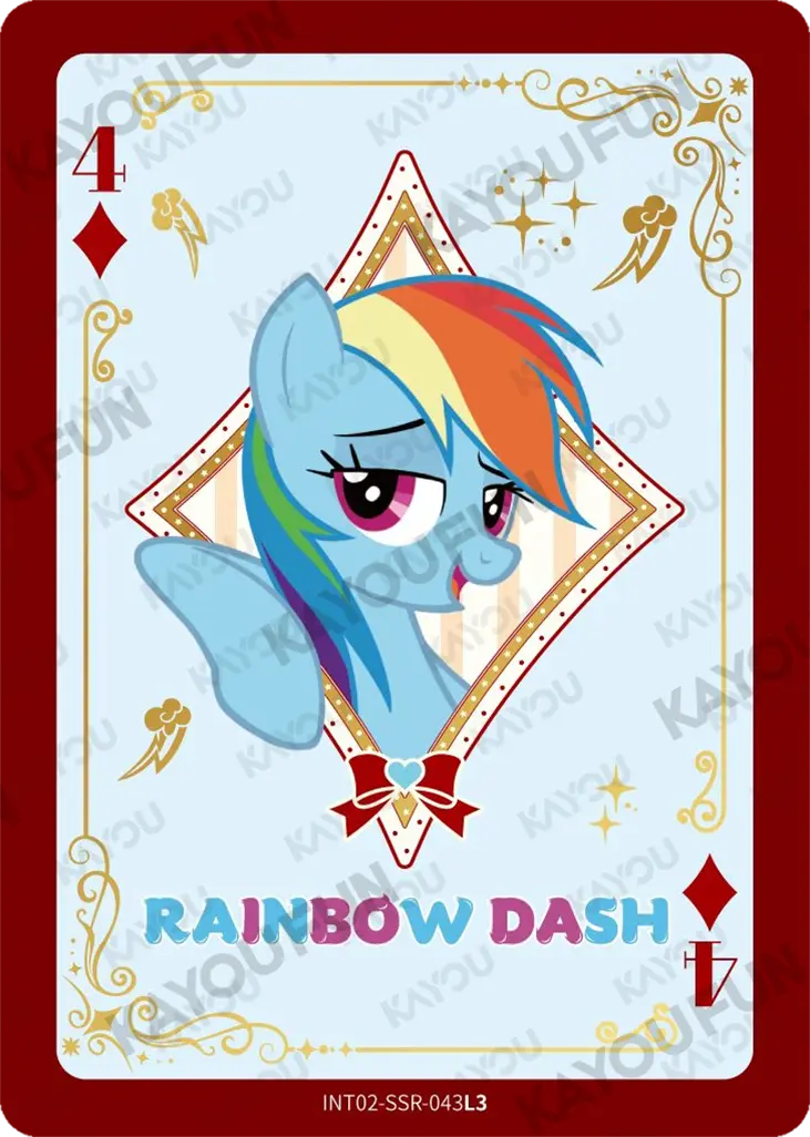 Kartu Kayou My Little Pony - Rainbow Dash (SSR)