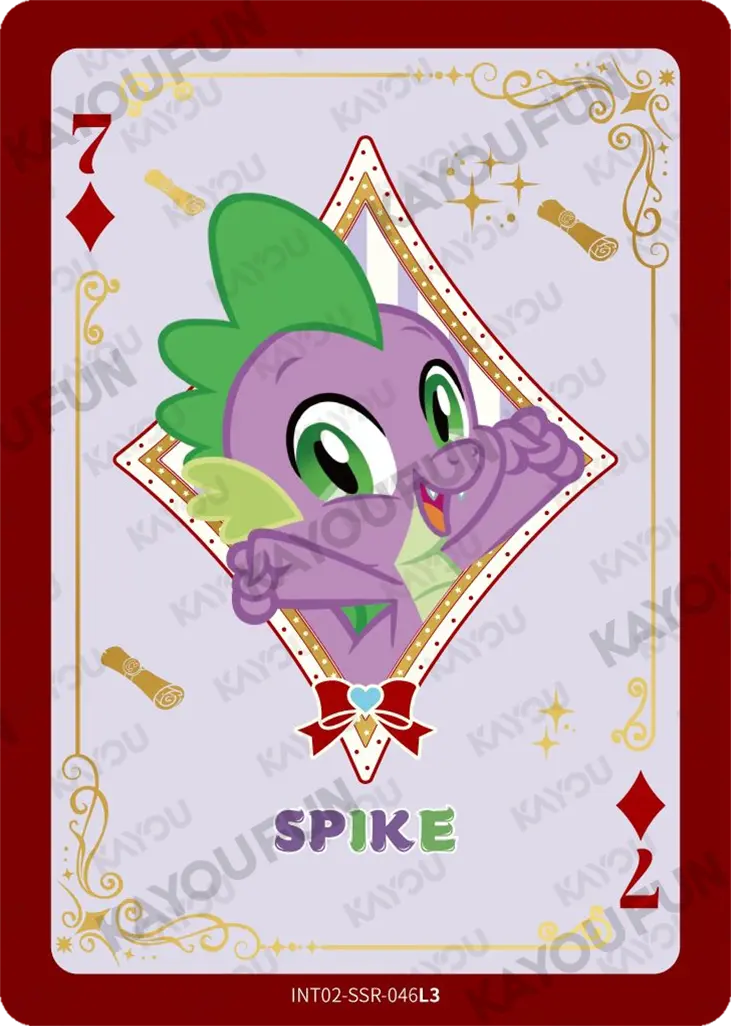 Kartu Kayou My Little Pony - Spike (SSR)