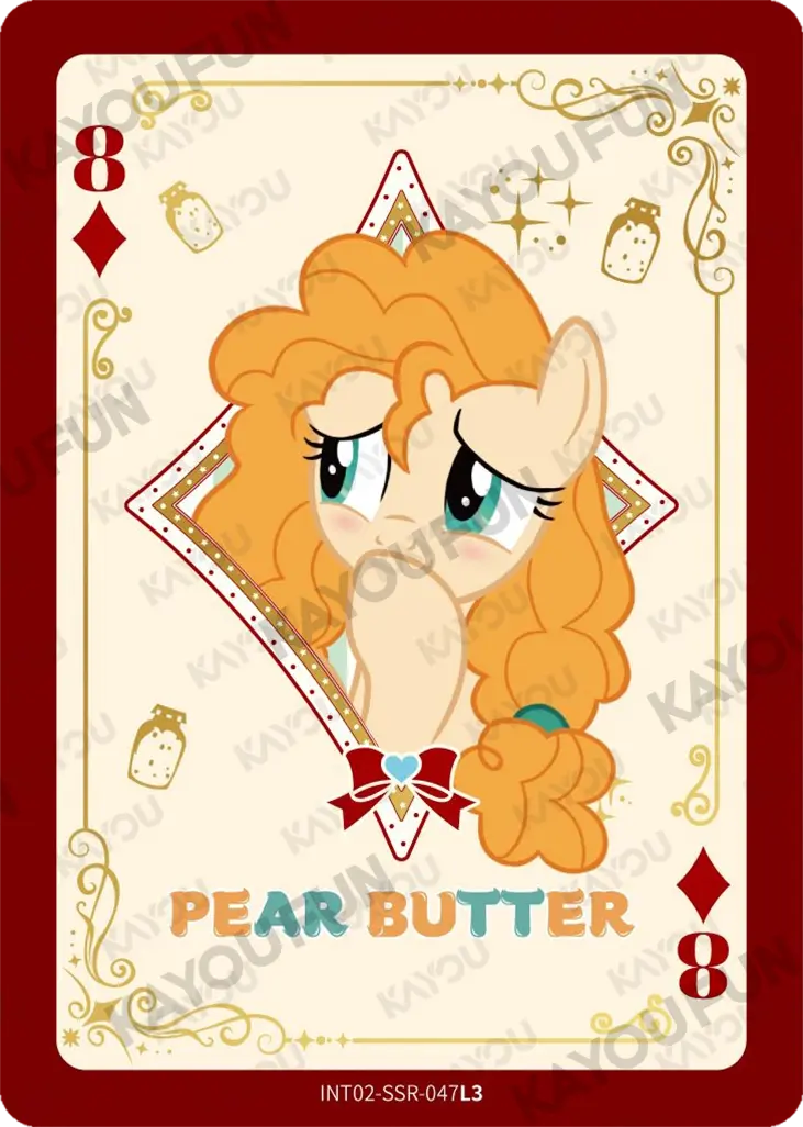 Kartu Kayou My Little Pony - Pear Butter (SSR)