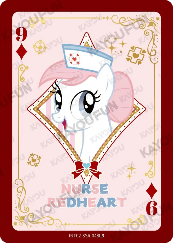 Kartu Kayou My Little Pony - Nurse Redheart (SSR)