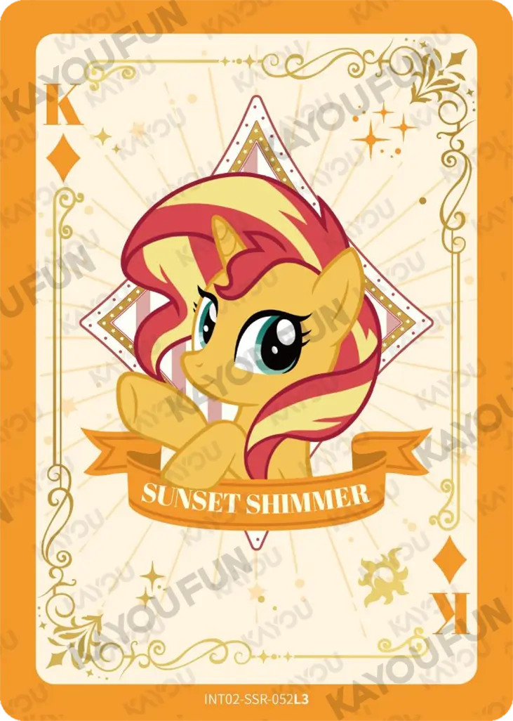 Kartu Kayou My Little Pony - Sunset Shimmer (SSR)