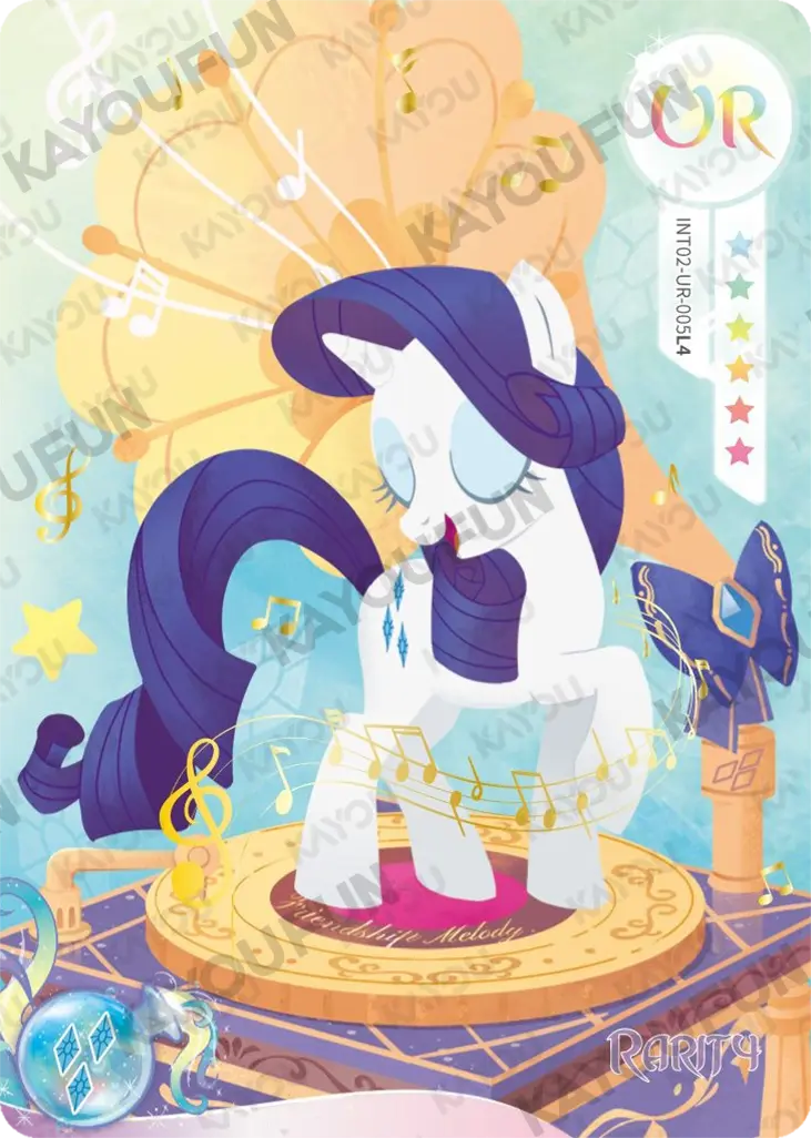 Kartu Kayou My Little Pony - Rarity (UR)