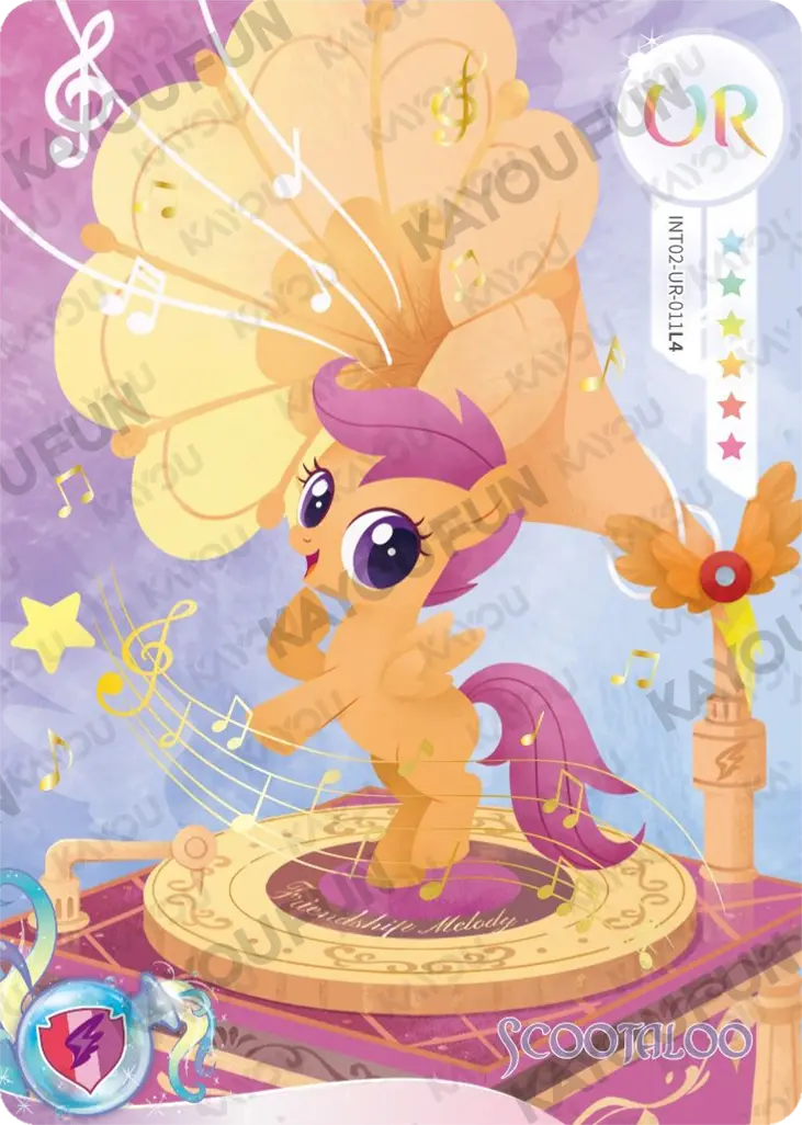 Kartu Kayou My Little Pony - Scootaloo (UR)