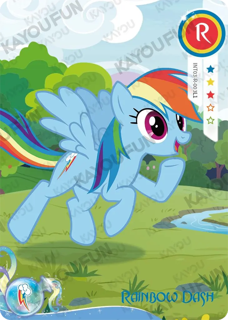 Kartu Kayou My Little Pony - Rainbow Dash (R)