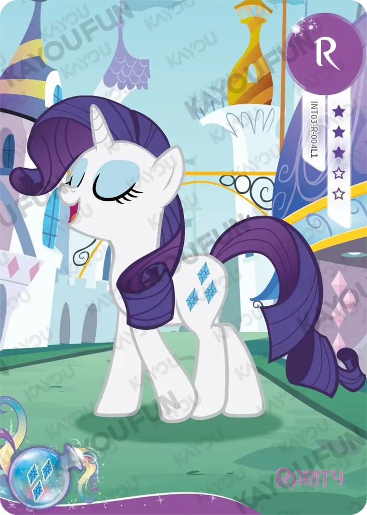 Kartu Kayou My Little Pony - Rarity (R)