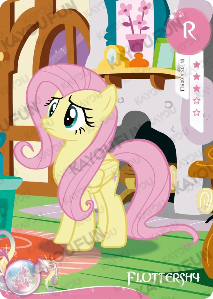 Kartu Kayou My Little Pony - Fluttershy (R)