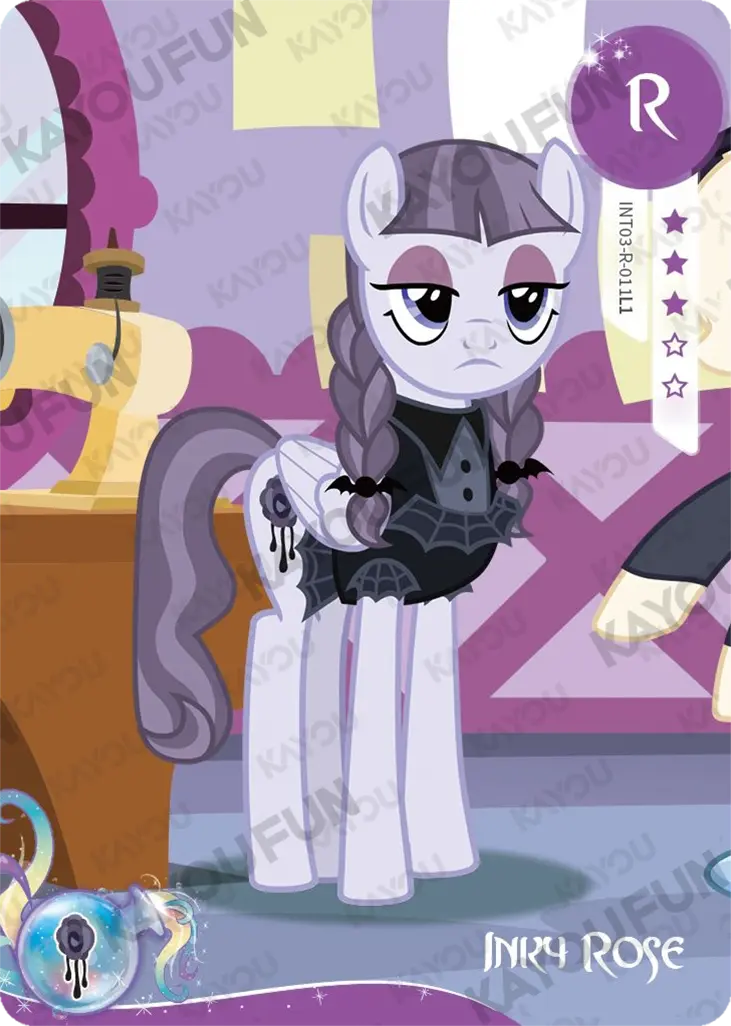 Kartu Kayou My Little Pony - Inky Rose (R)