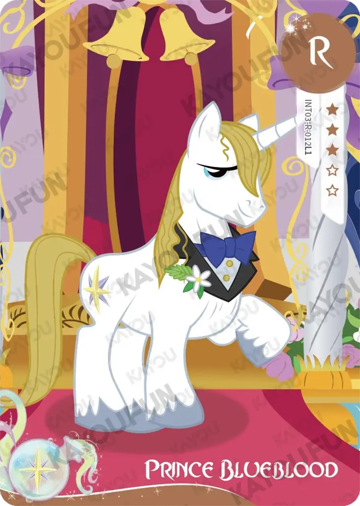 Kartu Kayou My Little Pony - Prince Blueblood (R)