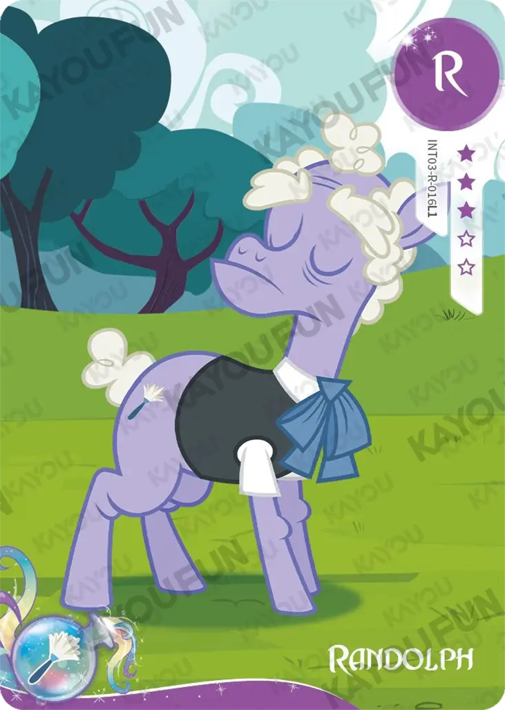 Kartu Kayou My Little Pony - Randolph (R)