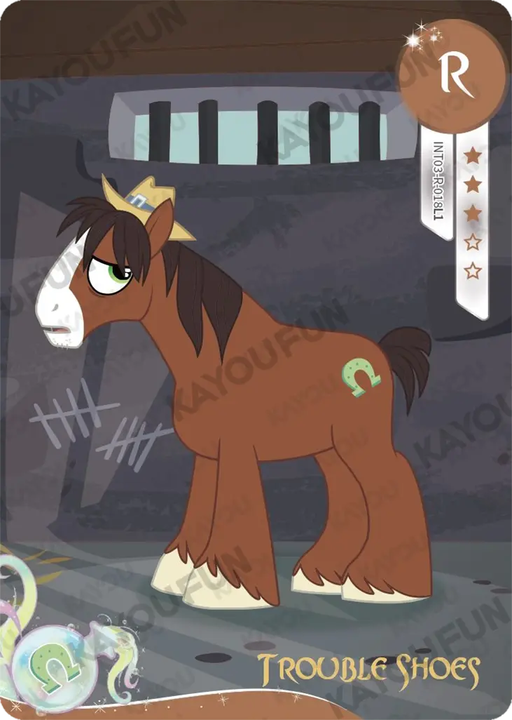 Kartu Kayou My Little Pony - Trouble Shoes (R)