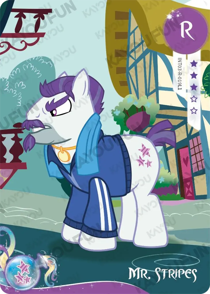 Kartu Kayou My Little Pony - Mr. Stripes (R)