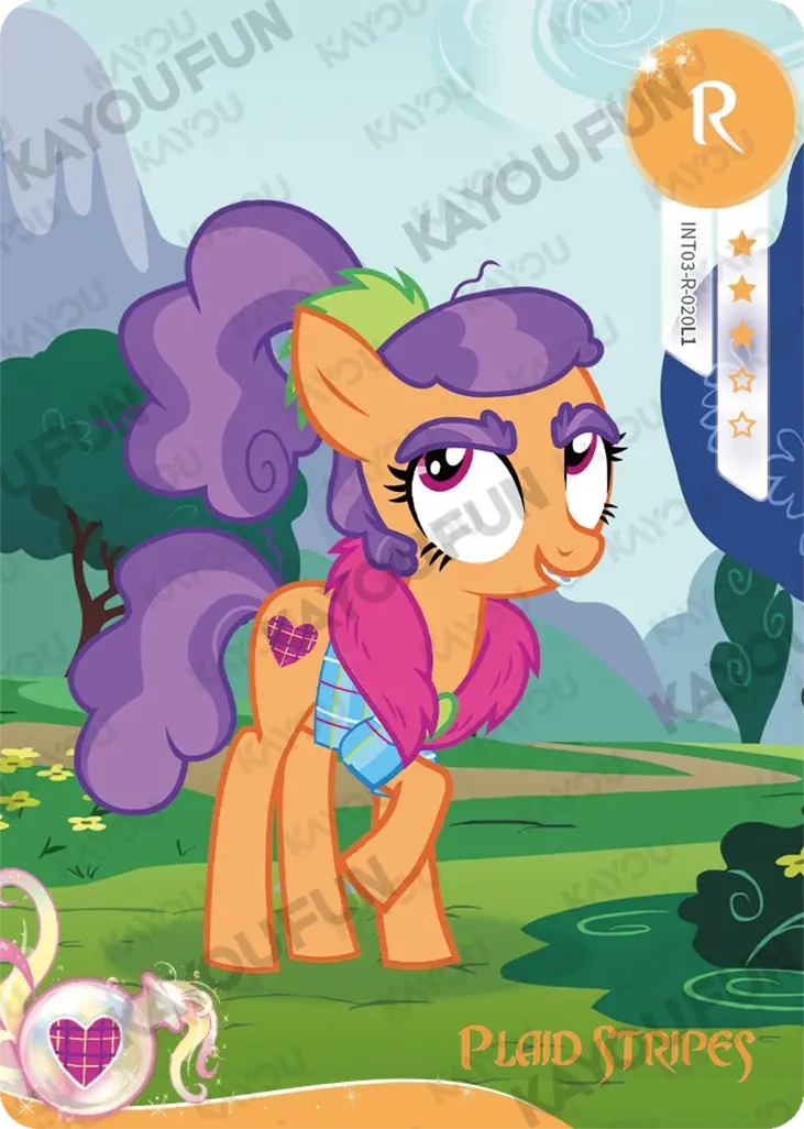 Kartu Kayou My Little Pony - Plaid Stripes (R)