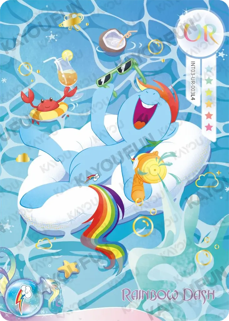 Kartu Kayou My Little Pony - Rainbow Dash (UR)