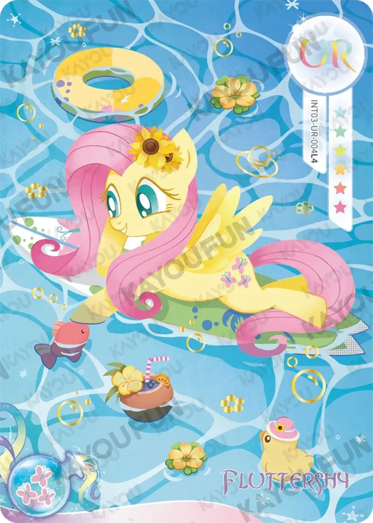 Kartu Kayou My Little Pony - Fluttershy (UR)